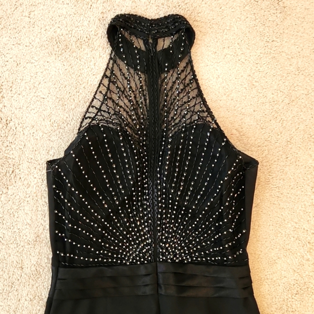 💥Alyce Designs vintage black dress with beads 3 - Picture 11 of 16
